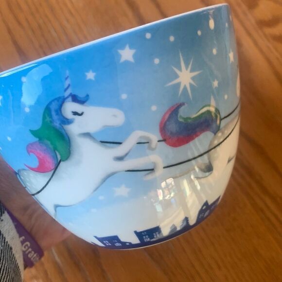 Portobello by Design China Cup Mug Santa Unicorn - Picture 2 of 11